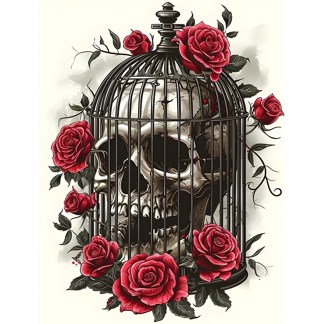 Free ai generated gothic nature illustration