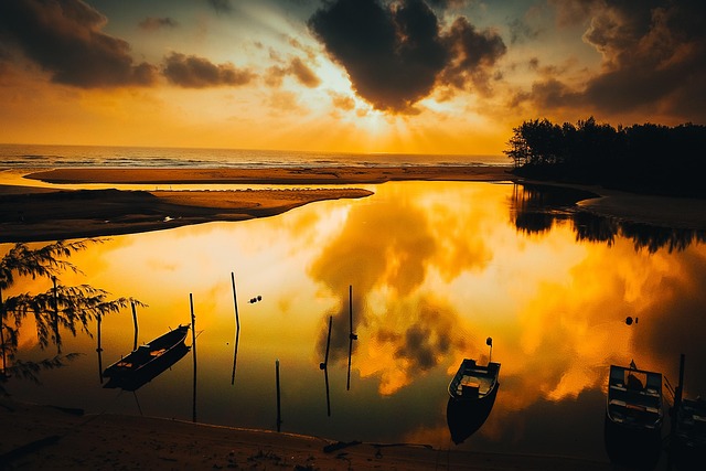 Amanecer, Mar, Naturaleza, Cielo