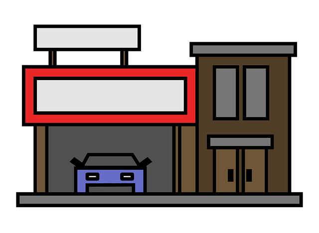 Free building architecture facade illustration