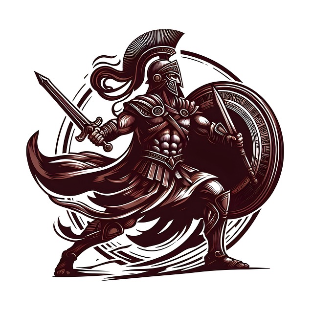 Free ai generated warrior knight illustration