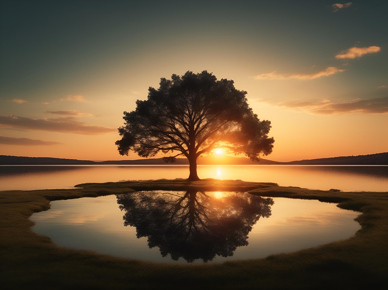 Download Ai Generated, Tree, Silhouette. Royalty-Free Stock ...