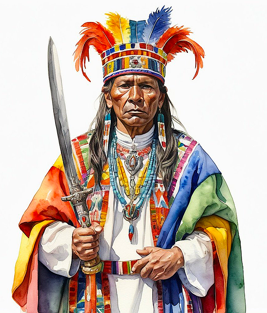 Free ai generated inca high illustration