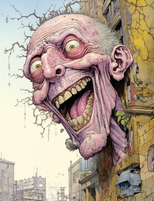 Free ai generated old man smiling illustration