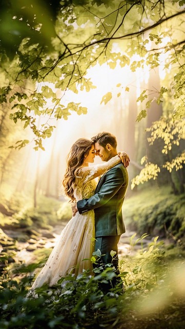 Free ai generated couple lovers illustration