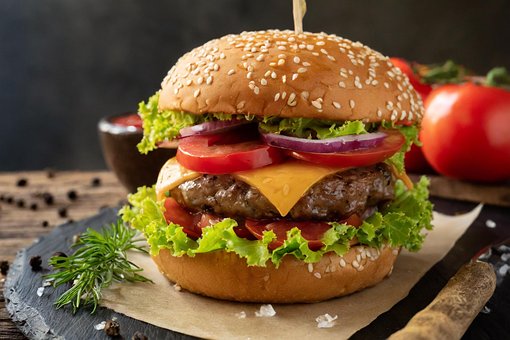 Free Ai Generated Hamburger illustration and picture