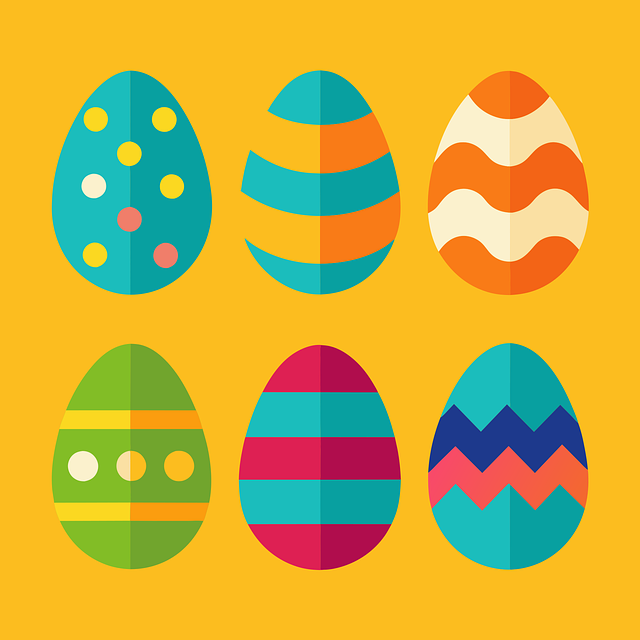 Free ai generated easter eggs vector