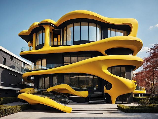 Download free HD stock image of Ai Generated Building Free ai generated building house illustration