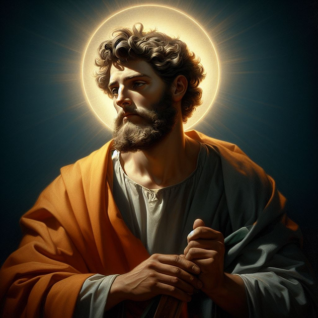 Free ai generated st joseph saint illustration