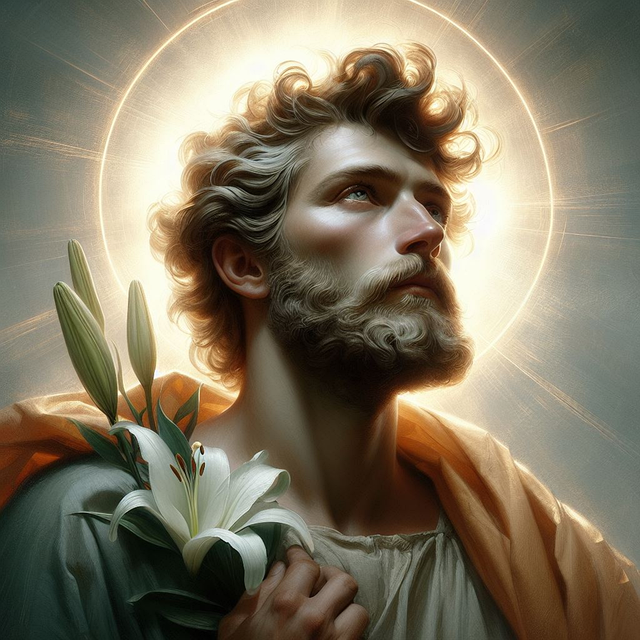 Free ai generated st joseph saint illustration