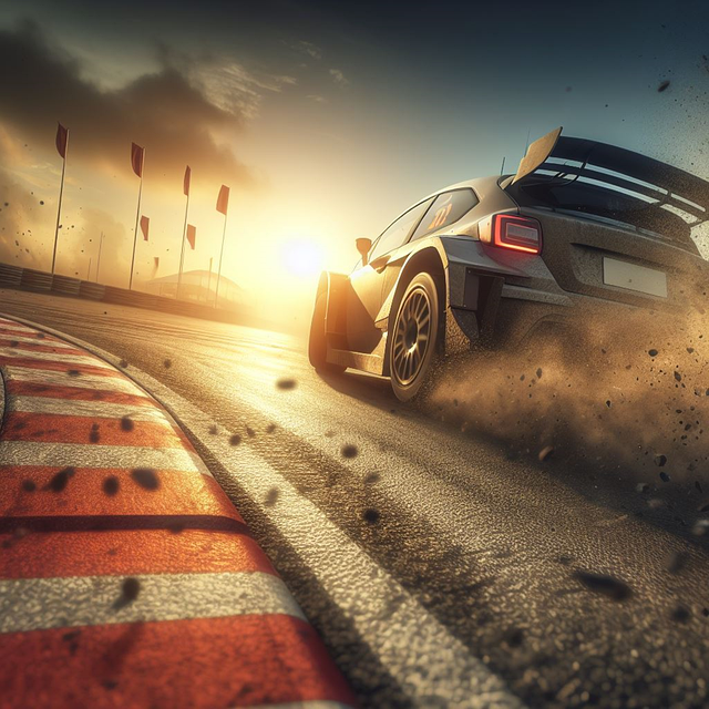 Download free HD stock image of Ai Generated Motorsport Free ai generated motorsport race car illustration