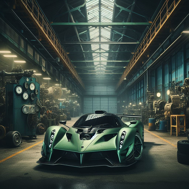 Free ai generated sports car luxury car illustration