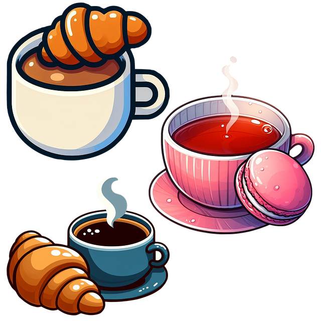 Free ai generated tea coffee illustration