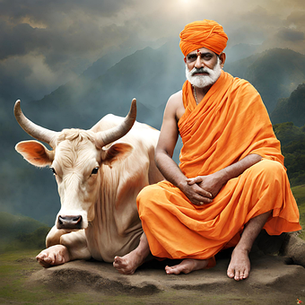 Ai Generert, Munk, Yogi, Ku, Okse, India