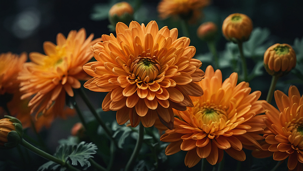 Free Ai Generated Flowers illustration and picture