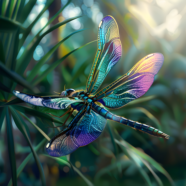 Download free HD stock image of Ai Generated Dragonfly Free ai generated dragonfly insect illustration