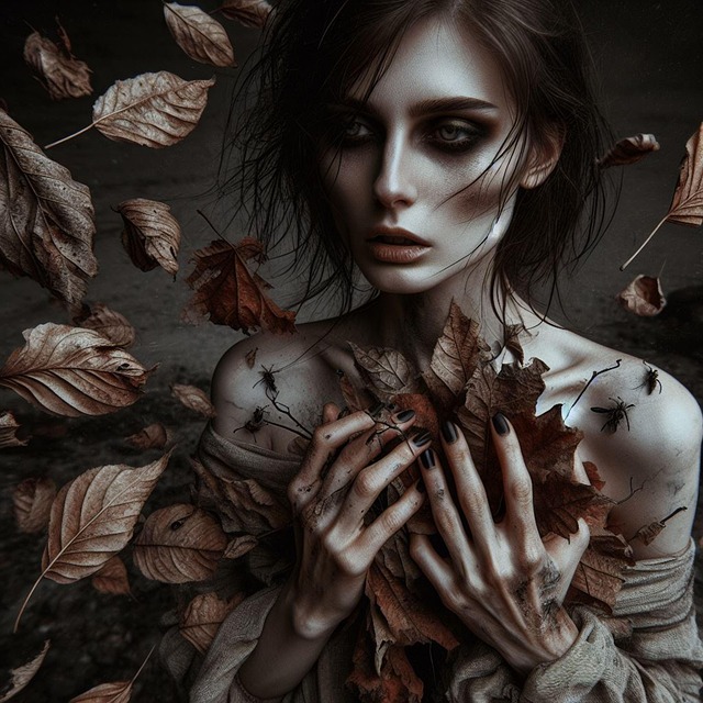 Free ai generated woman tree illustration