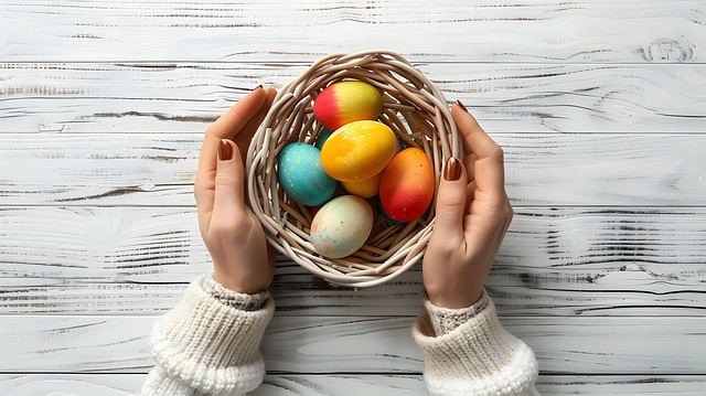 Free ai generated eggs easter eggs illustration
