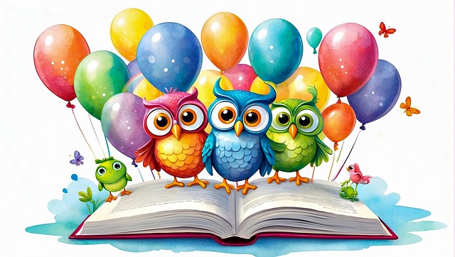 Free ai generated a book owls illustration