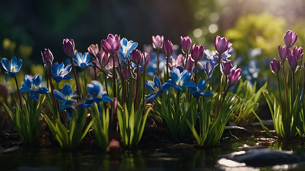 Free Ai Generated Crocus illustration and picture