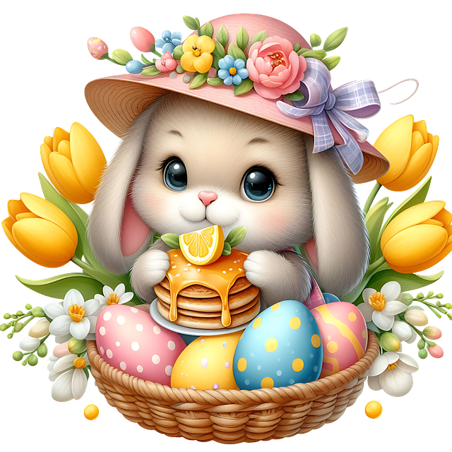 Download free HD stock image of Ai Generated Nature Free ai generated nature bunny illustration