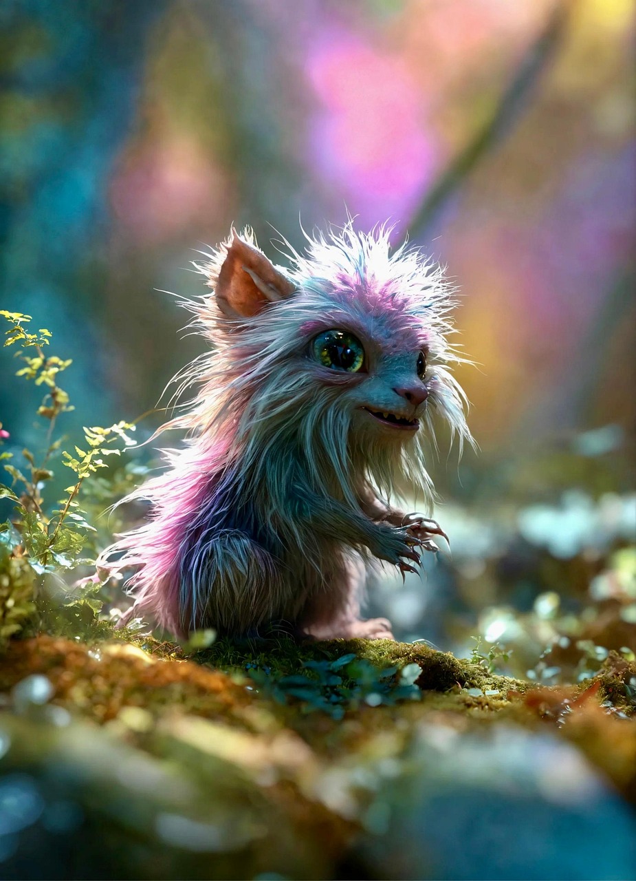 Download free HD stock image of Ai Generated Creature Free ai generated creature forest illustration