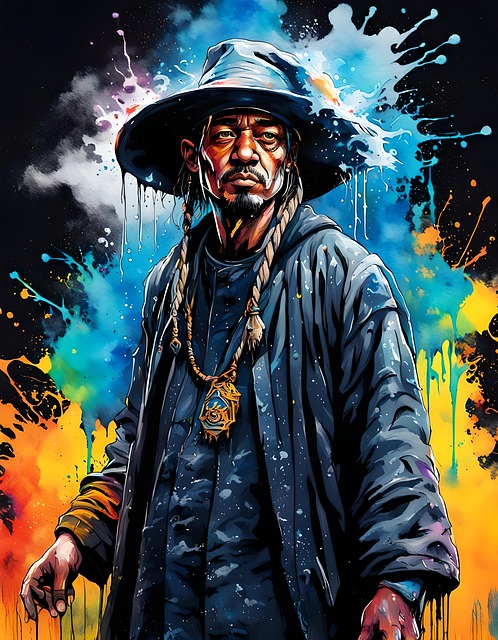 Free ai generated man wizard illustration