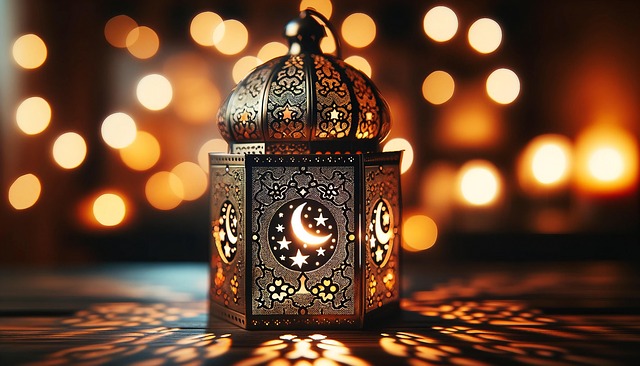 Download free HD stock image of Ai Generated Ramadan Free ai generated ramadan lantern illustration