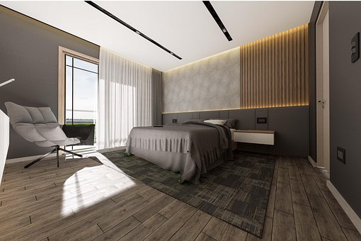 Machen, 3D, Zimmer, Innere, Schlafzimmer