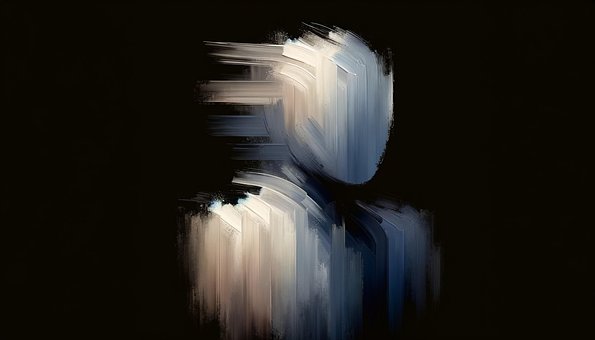 Ai Genereret, Kunst, Abstrakt, Mand