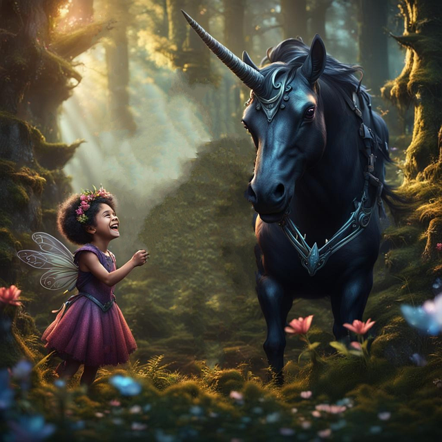 Ai Gerado, Unicórnio, Animal, Fada