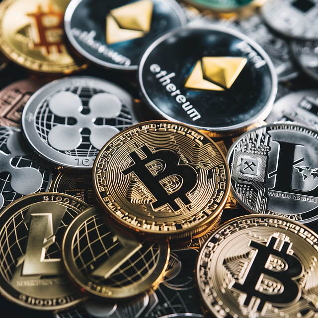 Free ai generated bitcoin cryptocurrency illustration