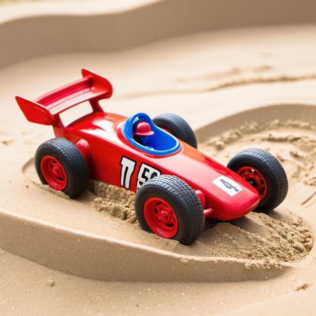 Free ai generated car toy illustration