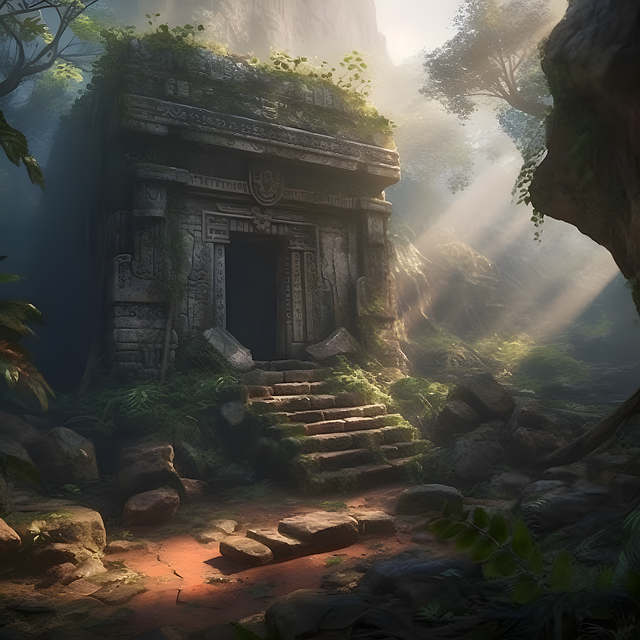 Free Temple Forest illustration and picture