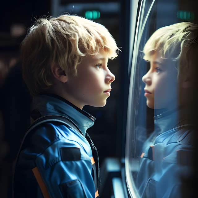 Free ai generated astronaut kid illustration