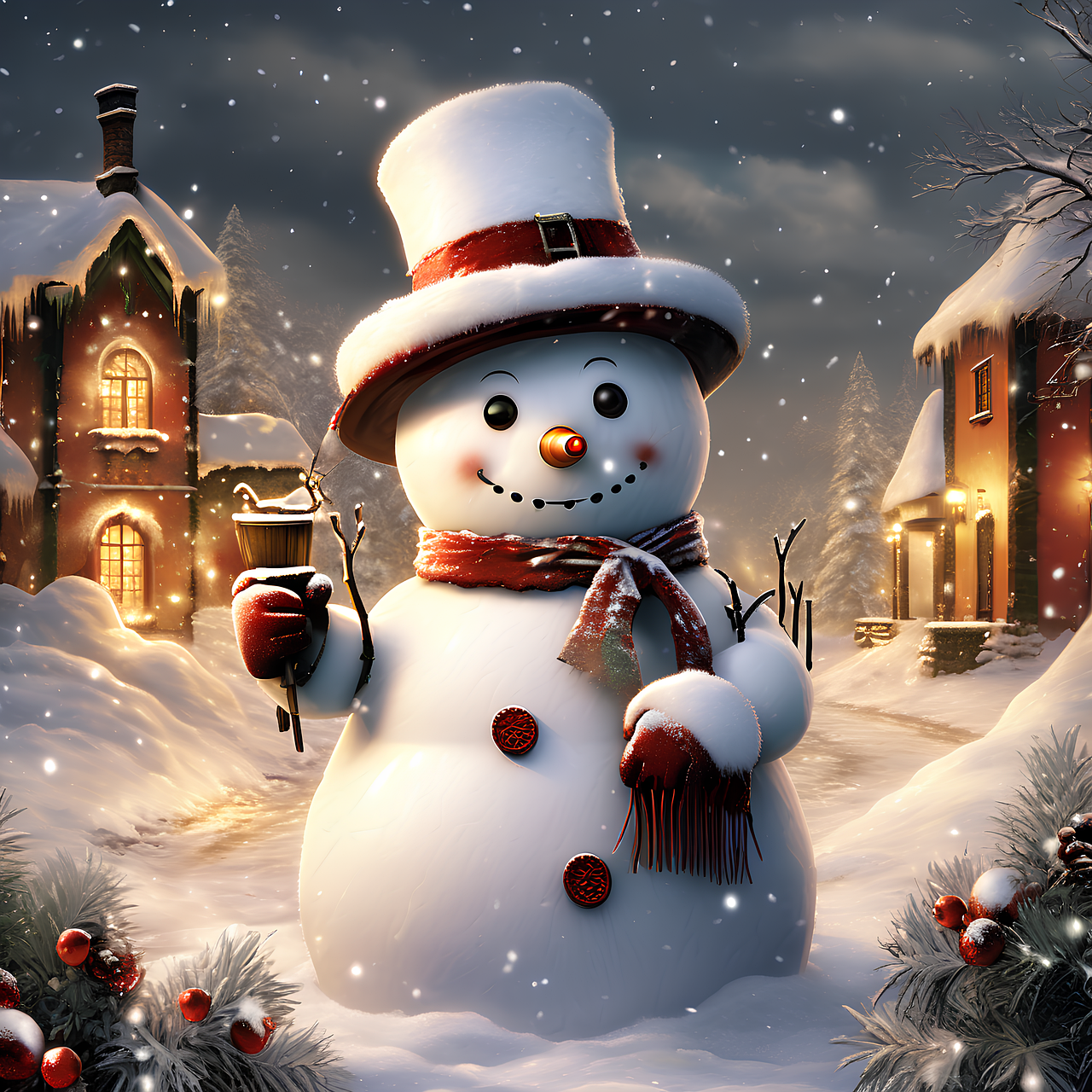 Download Snowman, Christmas, Winter. Royalty-Free Stock Illustration ...
