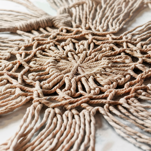 Free ai generated yarn macramé illustration