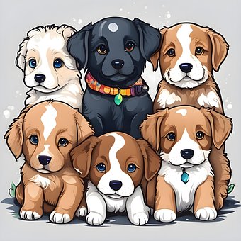 Ai Genereret, Hunde, Dyr, Familie