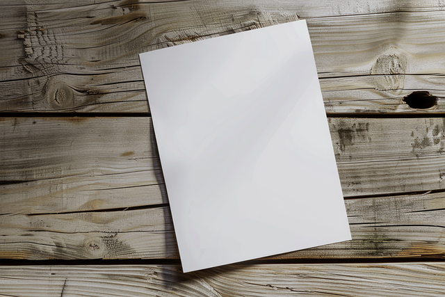 Free ai generated paper template illustration