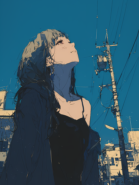 Free women loneliness sad illustration