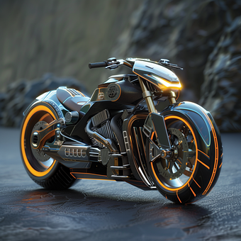 Ai Generat, Futurist, Motocicletă