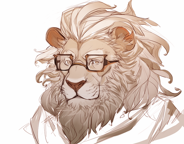 Free ai generated lion animal illustration