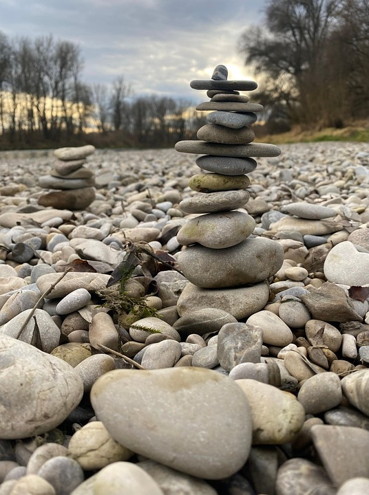 Stack Stones Isar - Free photo on Pixabay - Pixabay