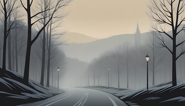 Ai Generiert, Wald, Nebel, Bäume, Herbst