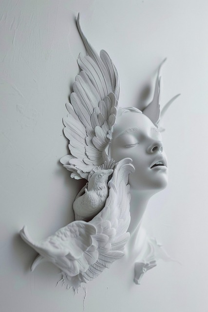 Free ai generated angel ethereal illustration