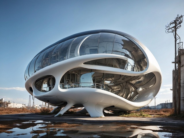 Free ai generated building house illustration