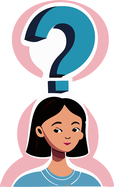 Free Question Girl illustration and picture