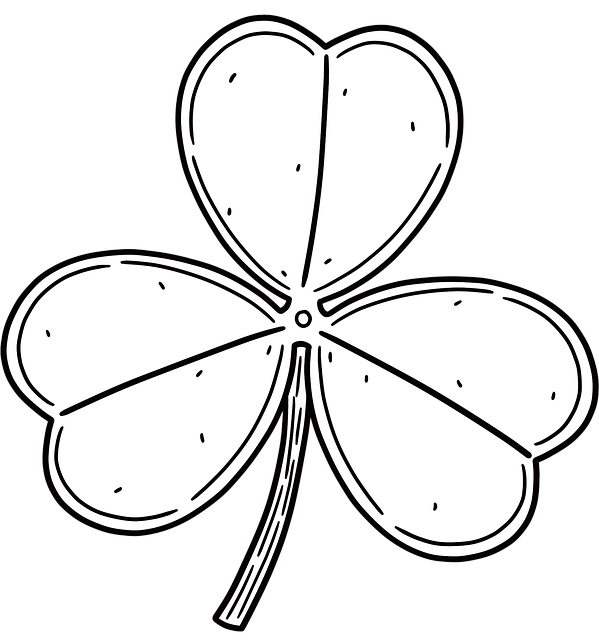 Free clover shamrock st patrick's day illustration