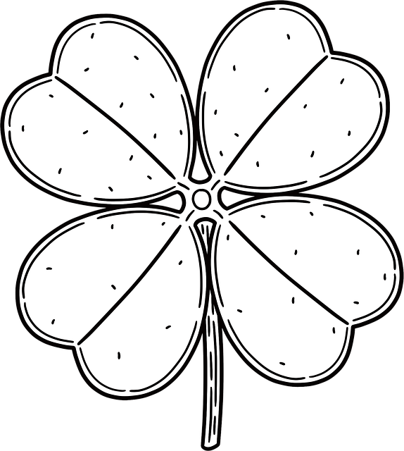 Free clover shamrock st patrick's day illustration
