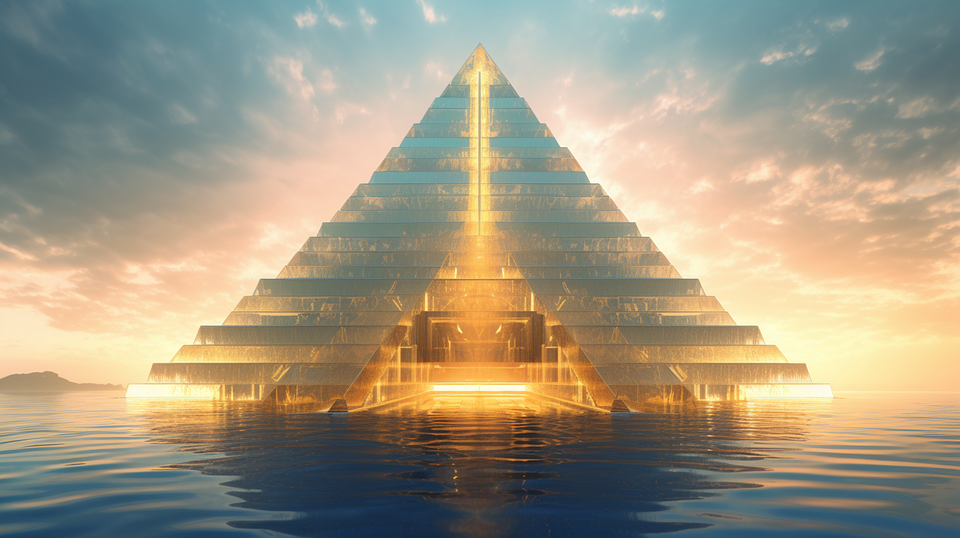 Download Pyramid, Golden, Gold. Royalty-Free Stock Illustration Image ...