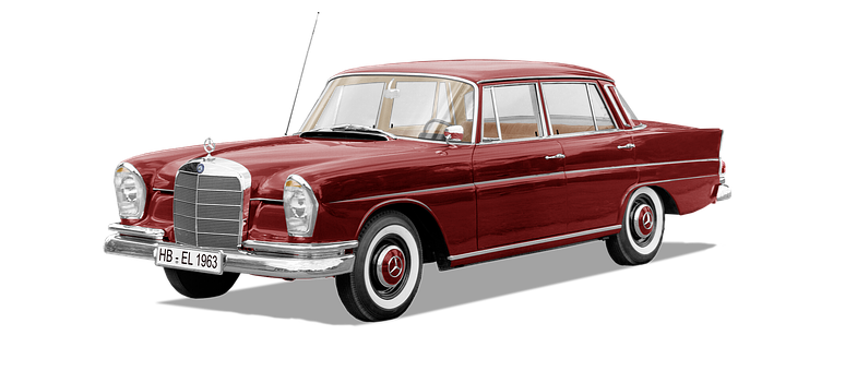 Free Mercedes Benz W111 illustration and picture